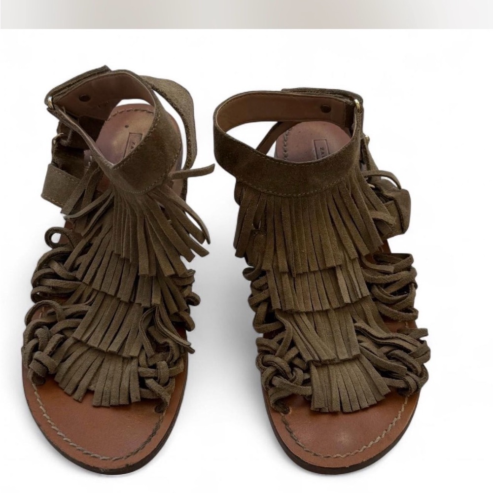 Zara Fringe Sandals